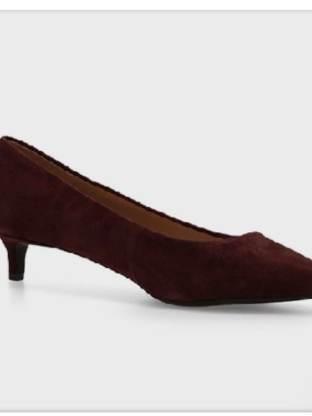 Cole Haan Pointed Toe Pump garnet